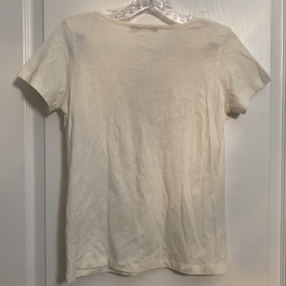 Boohoo White T-Shirt with Lace-Up Detail - Picture 3 of 4